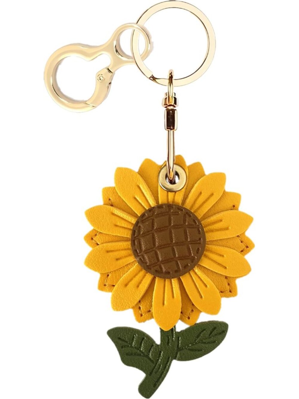 PU Leather Keychain holder Protective Case Compatible with AirTag
